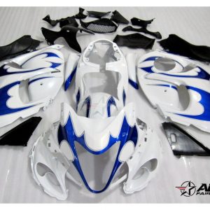 White and Blue Tribal – 2008 to 2020 Hayabusa GSXR1300