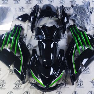 black, green and silver 2012 to 2023 zx14r