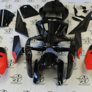 *** Ready to Ship *** Matte Black and Red Punisher – 2005 to 2006 CBR600RR