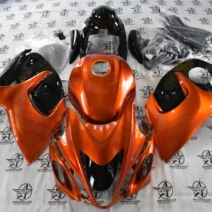 Burnt Orange and Gloss Black with No Decals – 2008 to 2020 Hayabusa GSXR1300