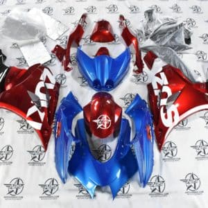 Pearl Red, Blue and Gloss Black Racing Edition – 2017 To 2023 GSXR 1000