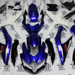 oem style pearl blue and white 2008 to 2010 gsxr 600/750