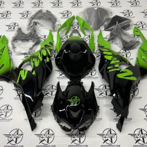 gloss green and black fade 2024 2026 zx 6r